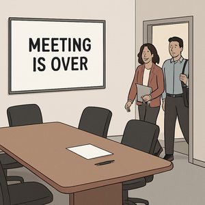 phrasal verb 'be over'