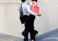 bump into