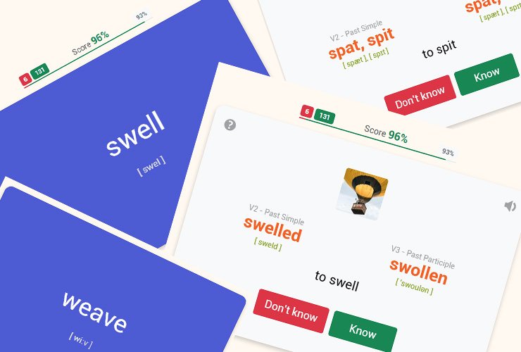 नई सुविधा! अंग्रेज़ी क्रियाओं को सीखने के लिए फ्लैशकार्ड्स