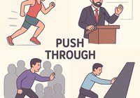 push through