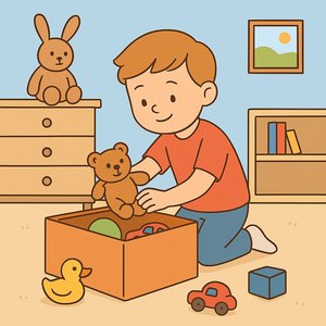 phrasal verb 'put away'