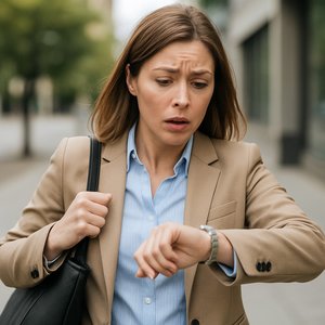 phrasal verb 'run behind'