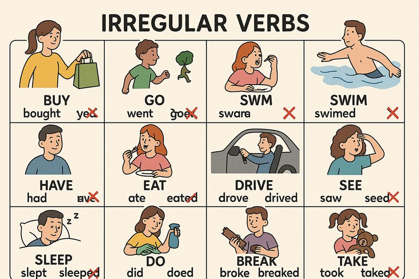 अनियमित क्रियाएँ उतनी भी आसान नहीं जितनी लगती हैं